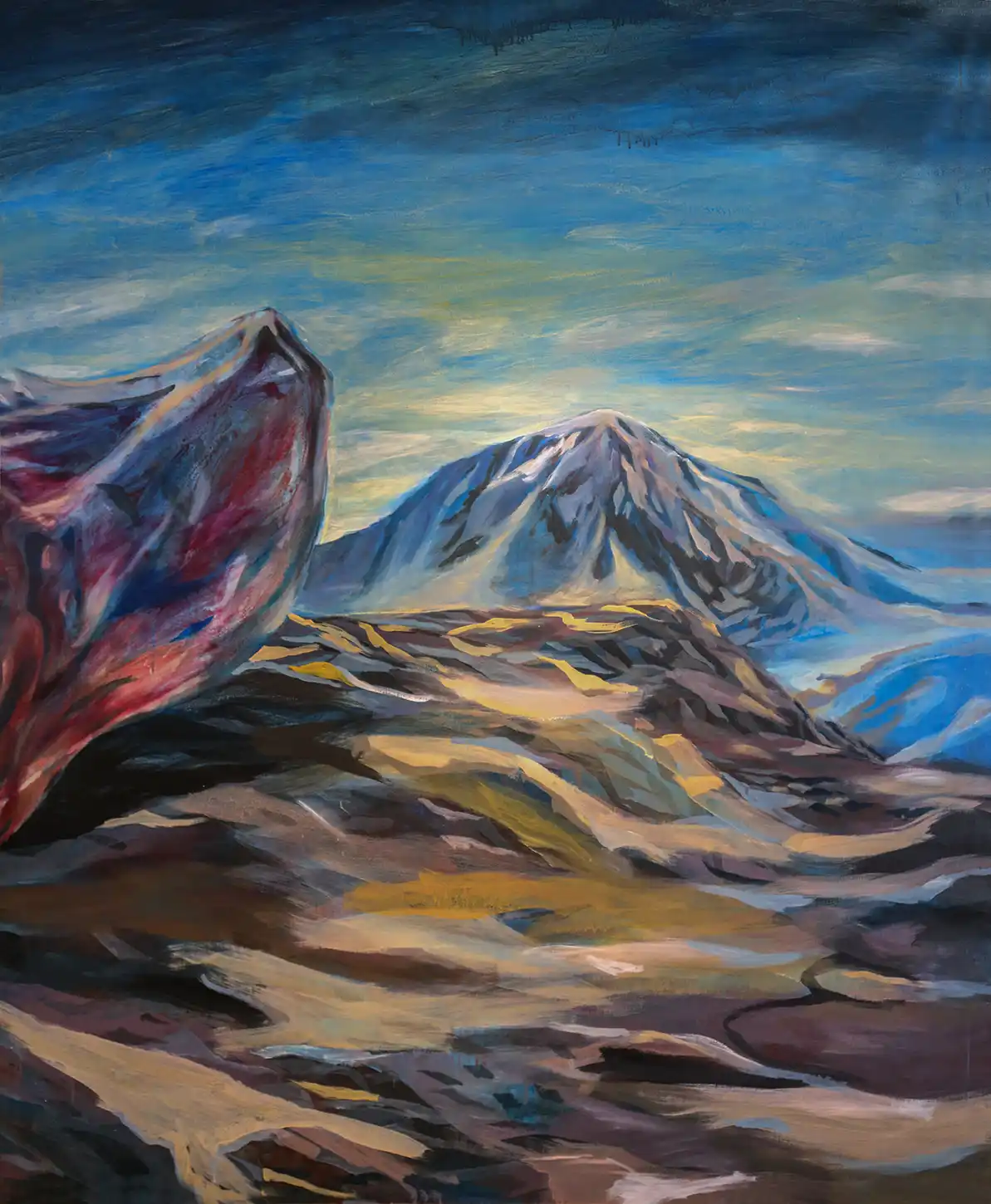 Miki Jacobsen, contemporary Greenlandic art, ruby rock painting