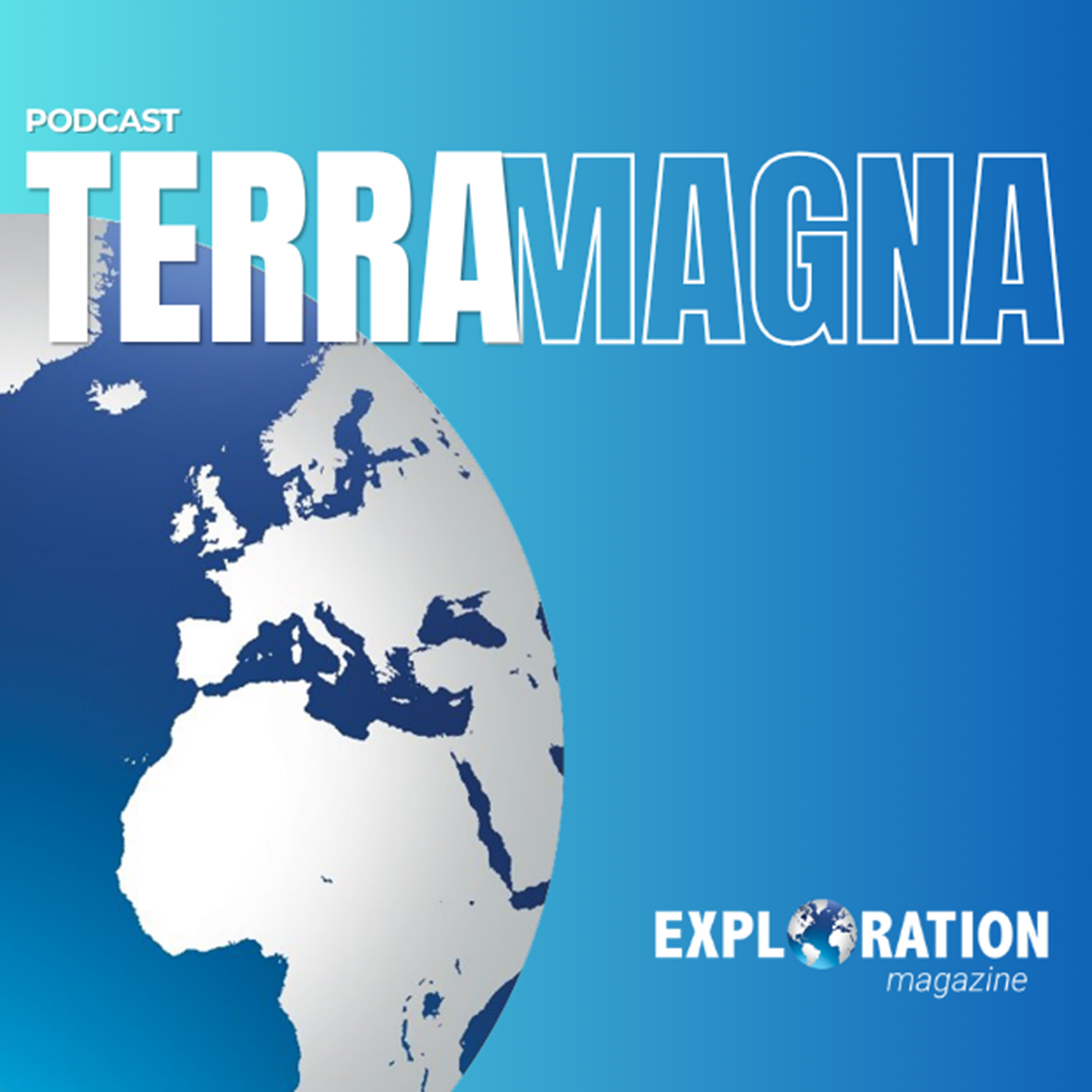 Logo Terramagna Podcast English